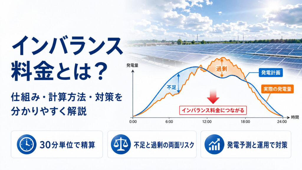 インバランス料金の仕組みと対策