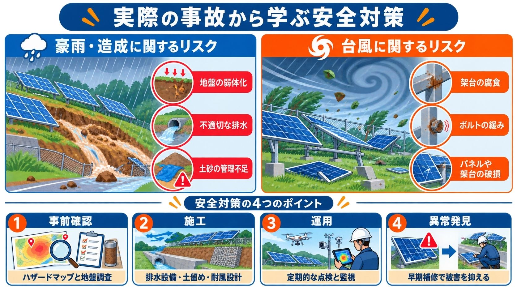 メガソーラー事故から学ぶ安全対策