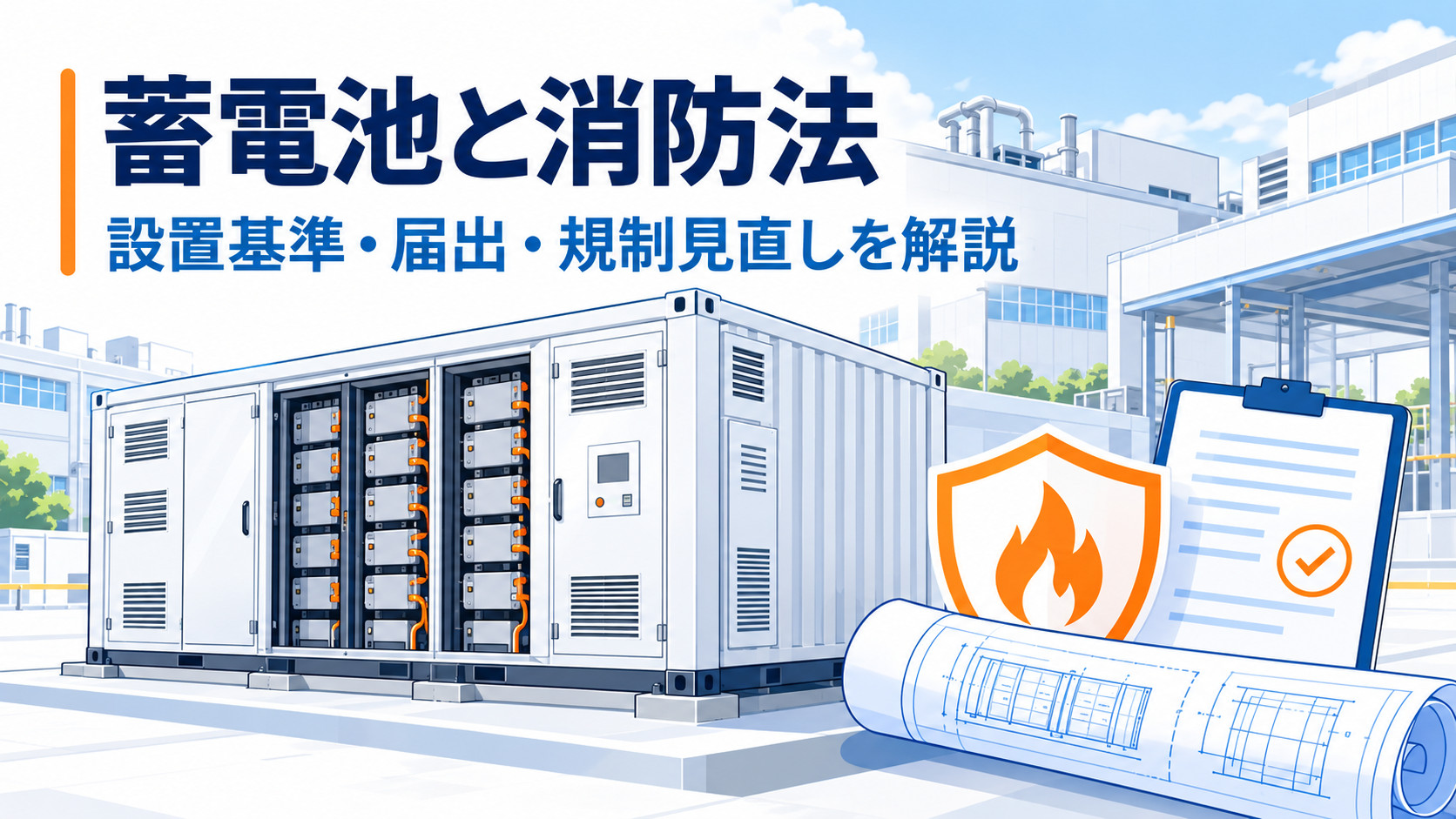 蓄電池と消防法の設置基準・届出を解説