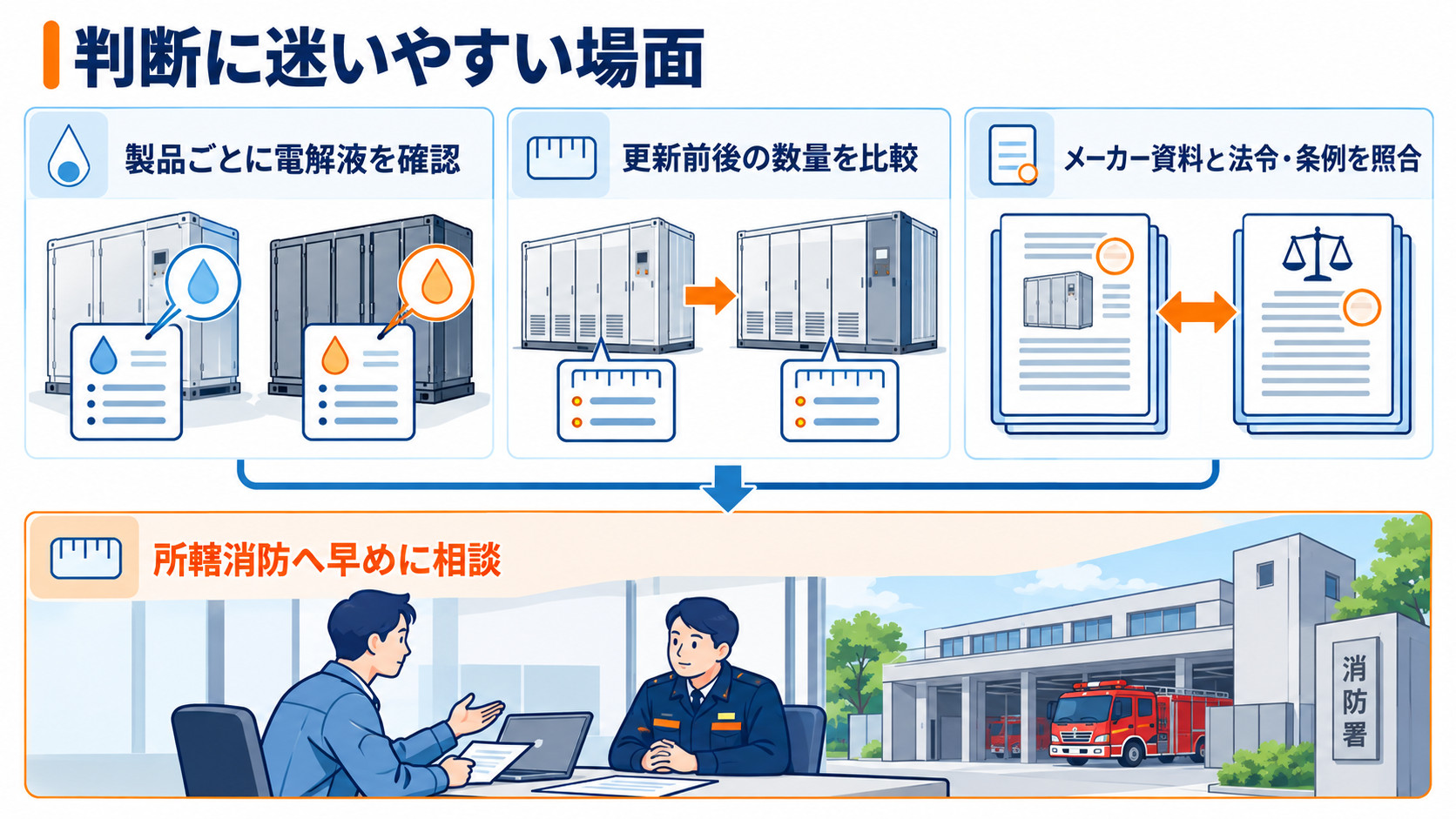 消防法対応で迷いやすい確認事項