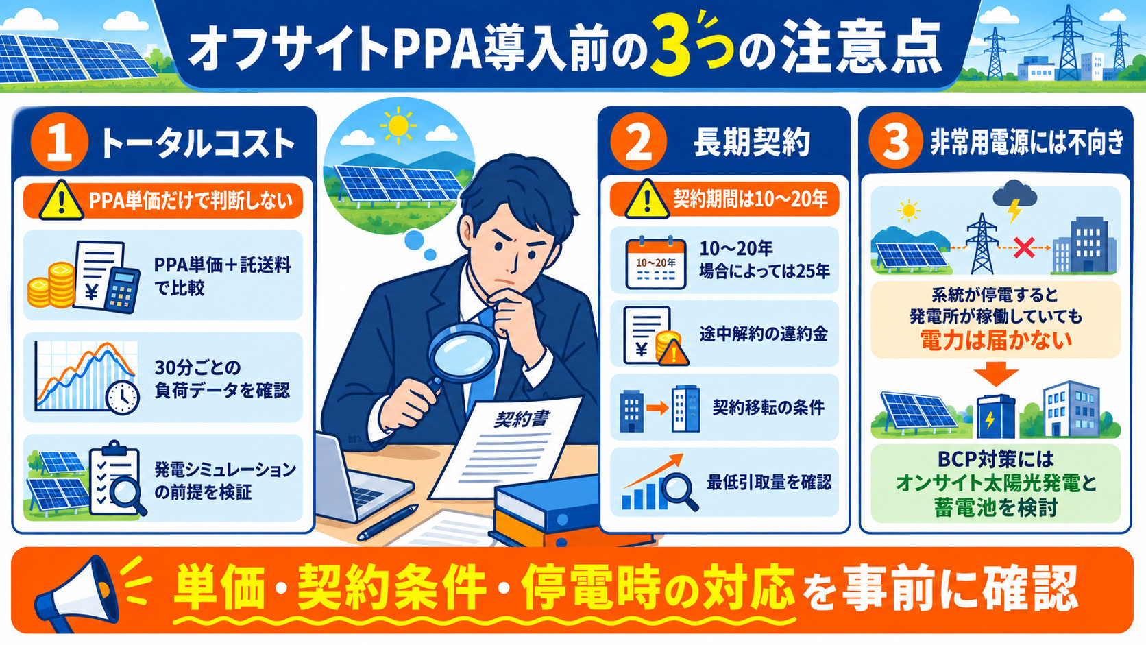導入前の3つの注意点