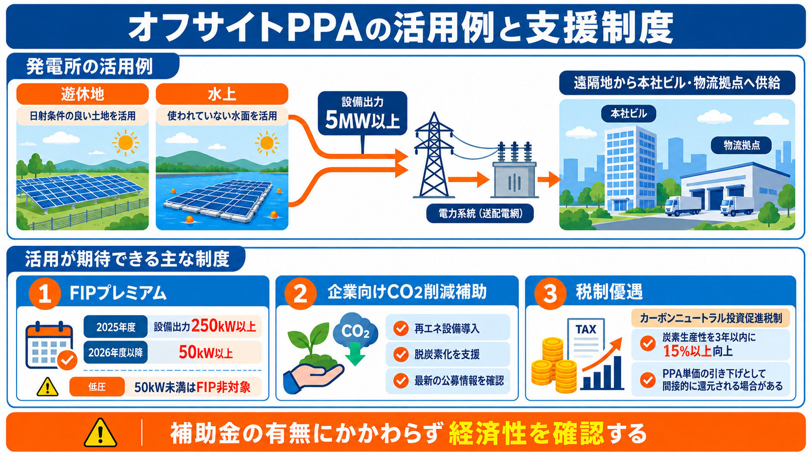 活用例と主な支援制度