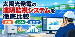 太陽光発電の遠隔監視システムを徹底比較