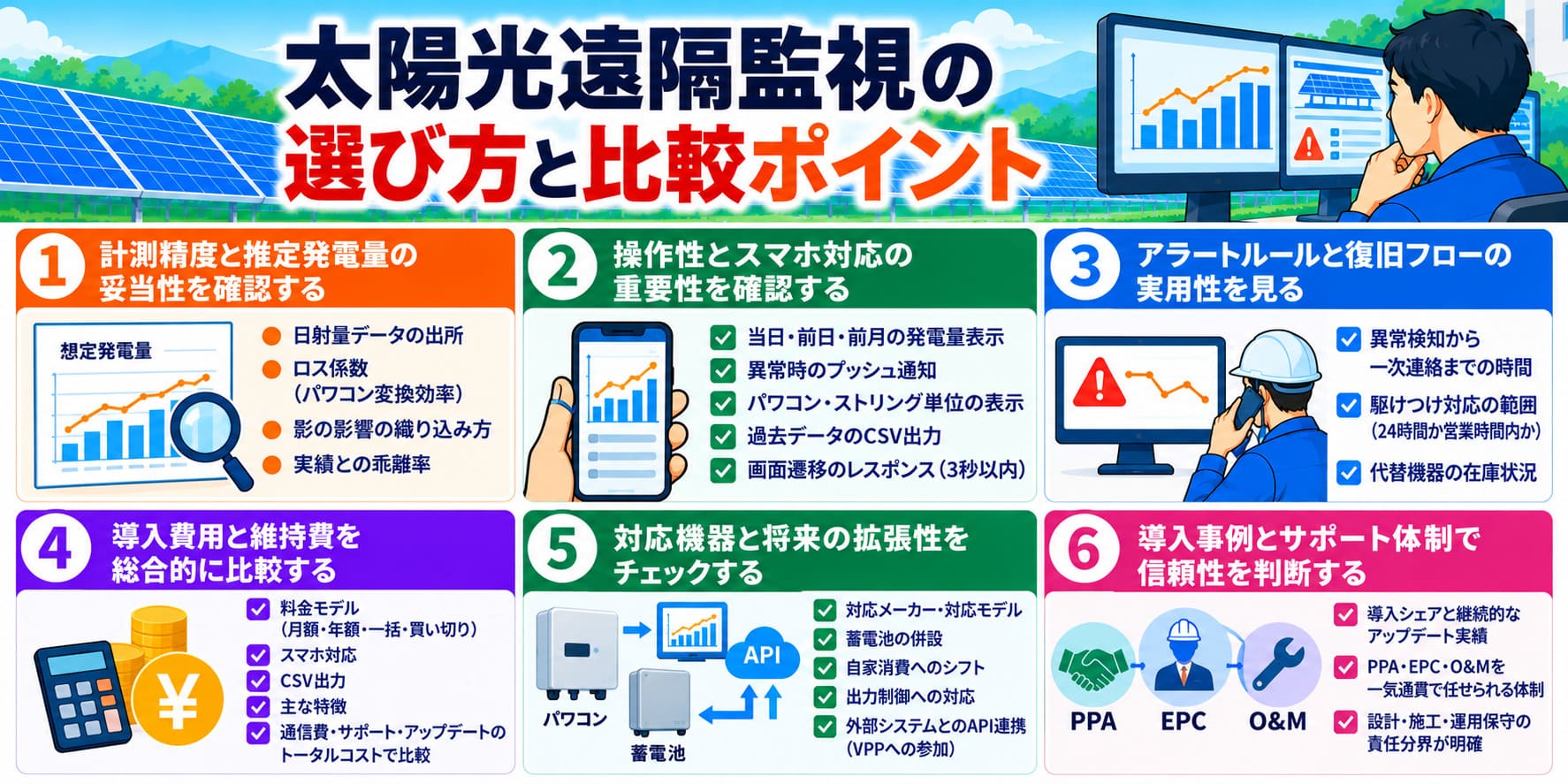 遠隔監視の選び方と比較ポイント